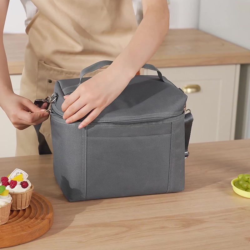 Insulated Lunch Bag Waterproof Leakproof Thermal Cooler for Work Travel Picnic