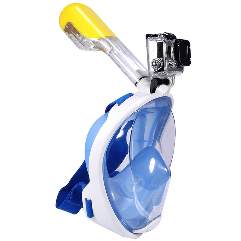 Adult Full Face Snorkel Mask Surface Scuba Diving Swim Breathing Equipment Set