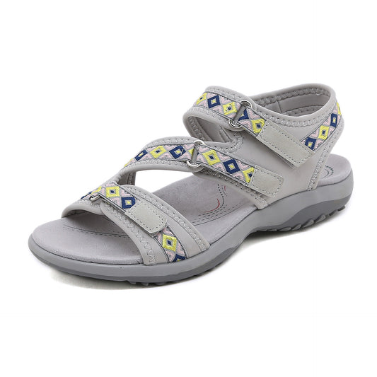 Womens Velcro Sports Sandals Summer Breathable TPR Sole Lightweight Size 35–42