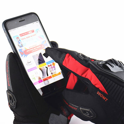 Motorcycle Riding Gloves Thermal Waterproof Windproof Unisex Winter Protection