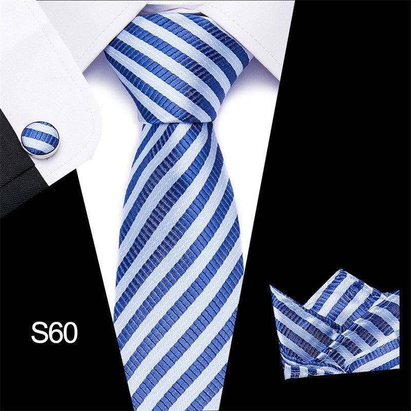 Men's 3pc Tie Set Suit Accessory 53 Options Elegant Designs Smart Business