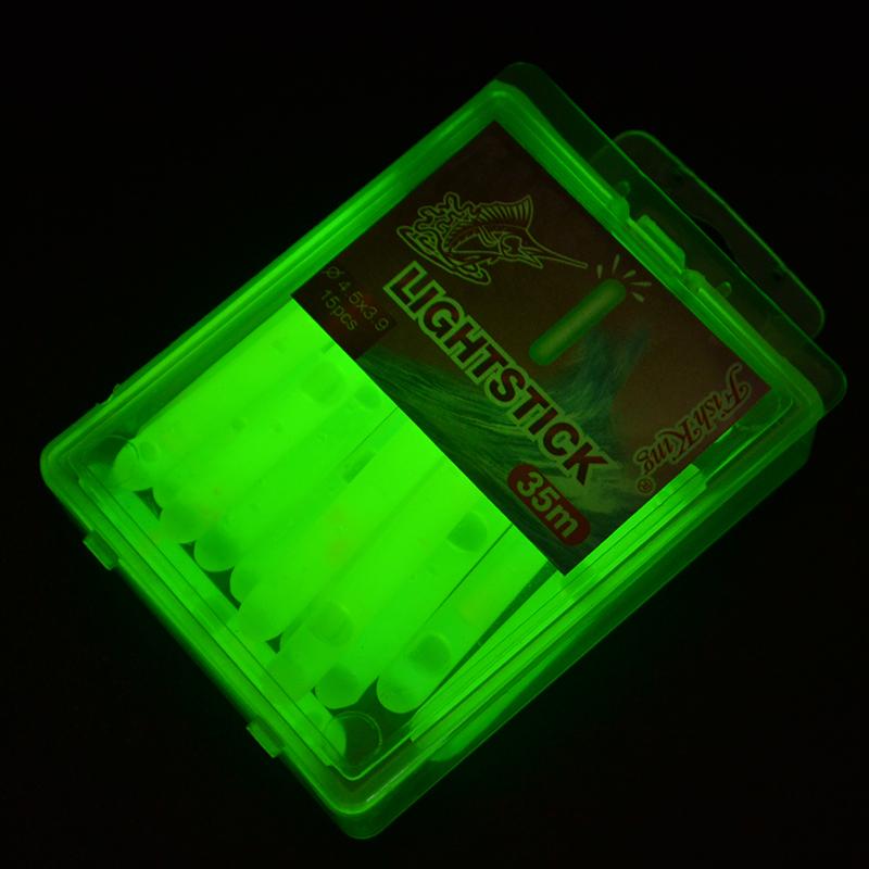 FISH KING 150 Set Luminous Fishing Floats 4.5*39mm Optimal Night Visibility 35m
