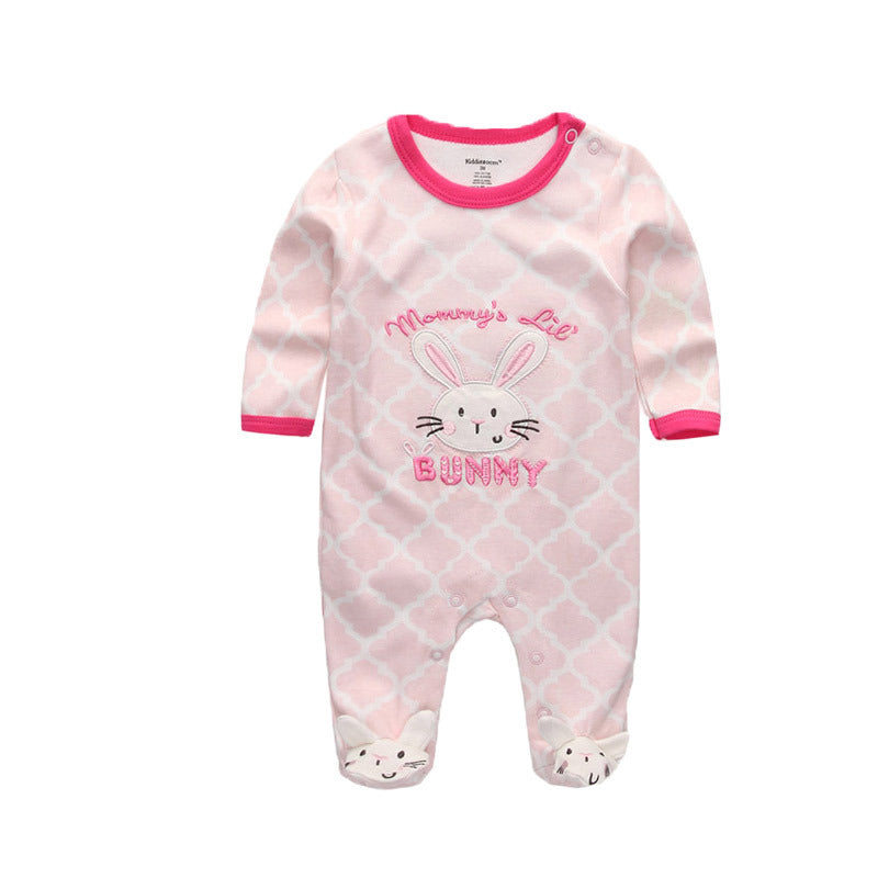 Newborn 100% Cotton Baby Jumpsuit | Neutral Infant Sleepwear | Ages 0-12 Months