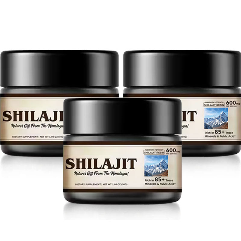 Shilajit Resin 30g – 600mg Potency, 85+ Trace Minerals, Rich in Fulvic Acid, Organic