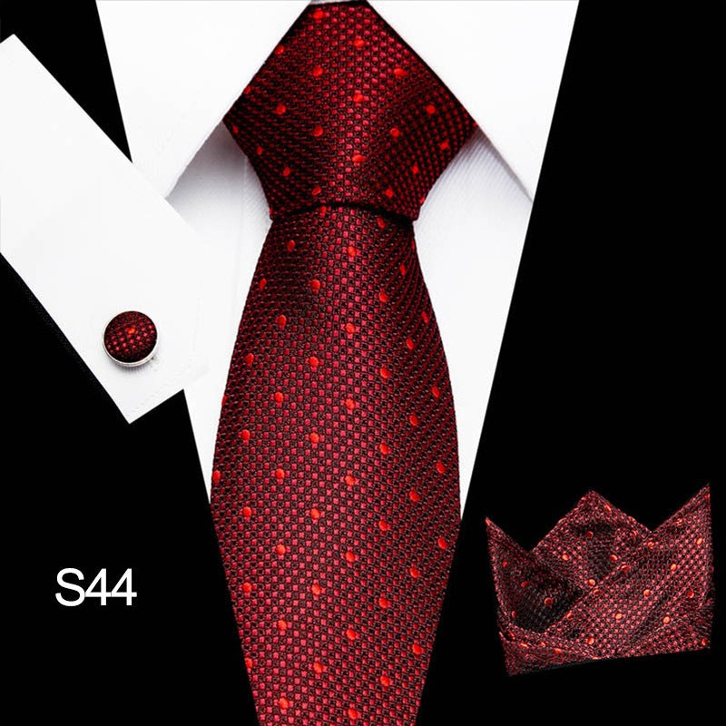 Men's 3pc Tie Set Suit Accessory 53 Options Elegant Designs Smart Business