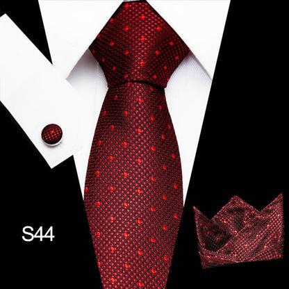 Men's 3pc Tie Set Suit Accessory 53 Options Elegant Designs Smart Business