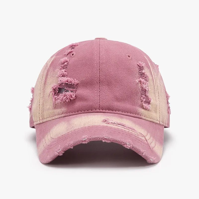 Vintage Casual Sports Distressed Cotton Baseball Cap Outdoor Sun Protection Hat