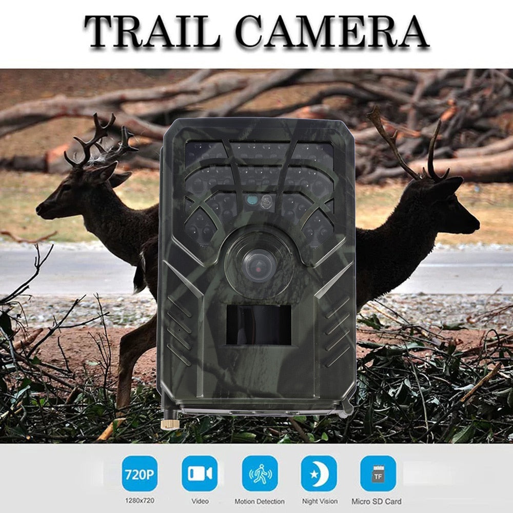 PR300C 720P HD Trail Camera Outdoor Wildlife Monitoring Night Vision Waterproof