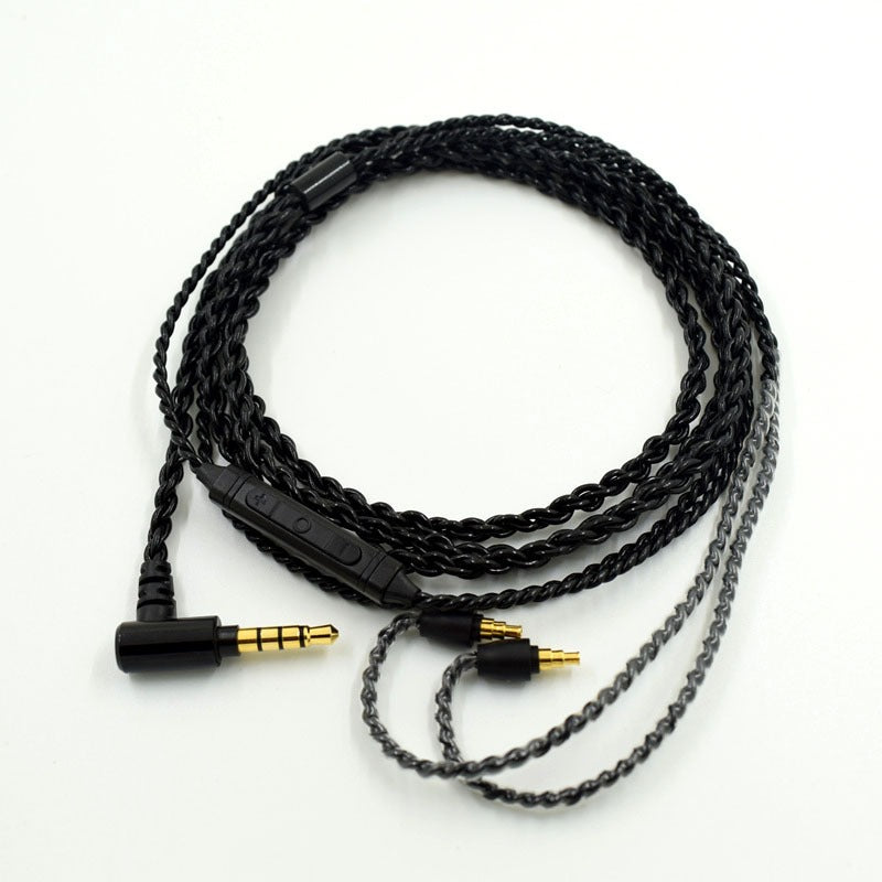 Replacement Silver Plated Audio Cable for Sennheiser IE40 PRO Headphones Mic