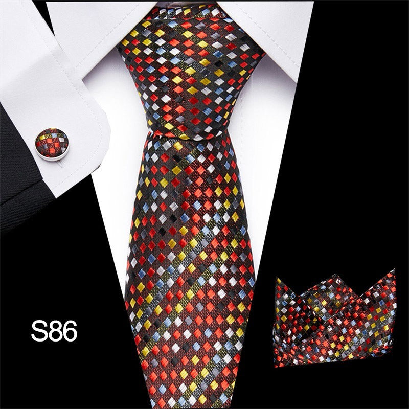Men's 3pc Tie Set Suit Accessory 53 Options Elegant Designs Smart Business
