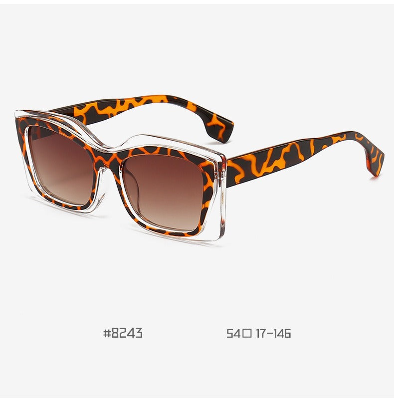 Stylish Full Frame Women's Sunglasses UV400 Protection Outdoor Eyewear Fashion