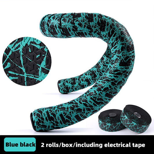 EVA PU Road Bike Handlebar Tape Anti-Slip Shock Absorbing Durable with End Plugs