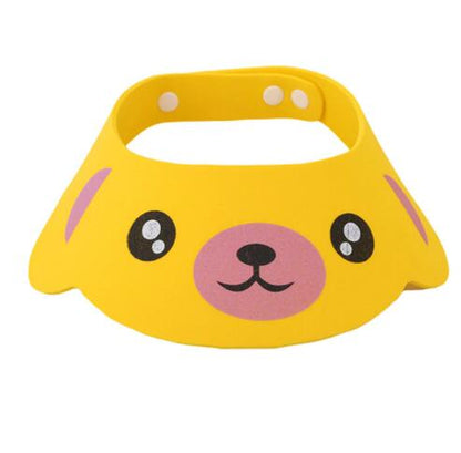 Adjustable Toddler Bath Cap, Baby Shower Shampoo Shield, Water Protection Hat