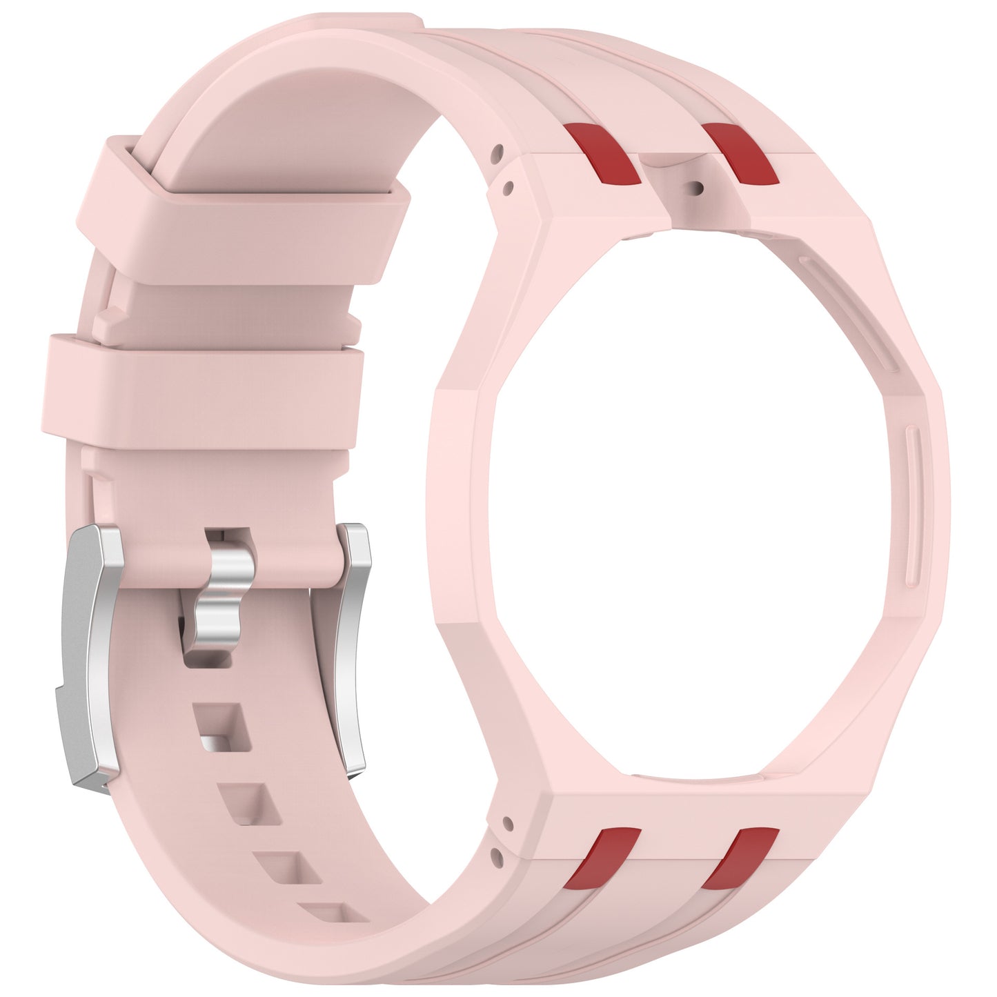 Fits AP X Swatch Royal Pop 20mm Silicone Strap Pin Buckle Octagonal Multi Holes