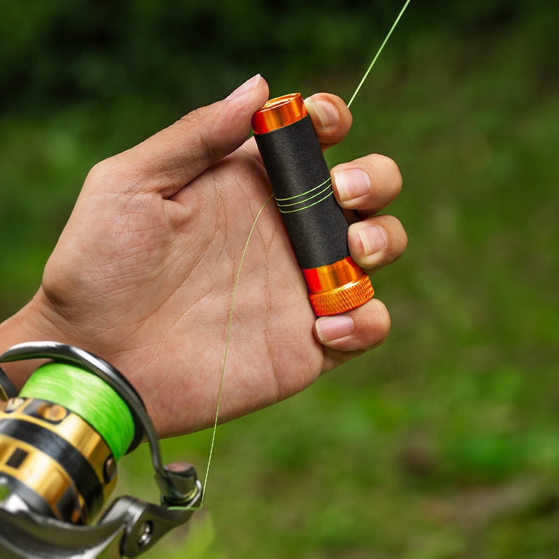 Aluminium Alloy Fishing Knot Puller Tool Anti-Slip Rubber Hand Protector Grip
