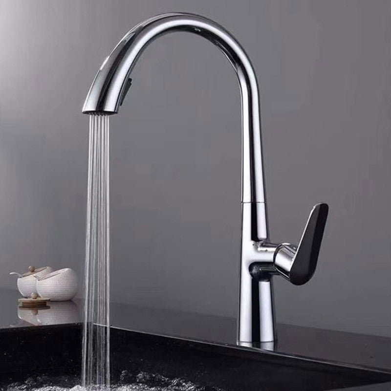 Dual Function 360° Swivel Stainless Steel Kitchen Sink Faucet High Durability