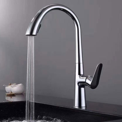Dual Function 360° Swivel Stainless Steel Kitchen Sink Faucet High Durability