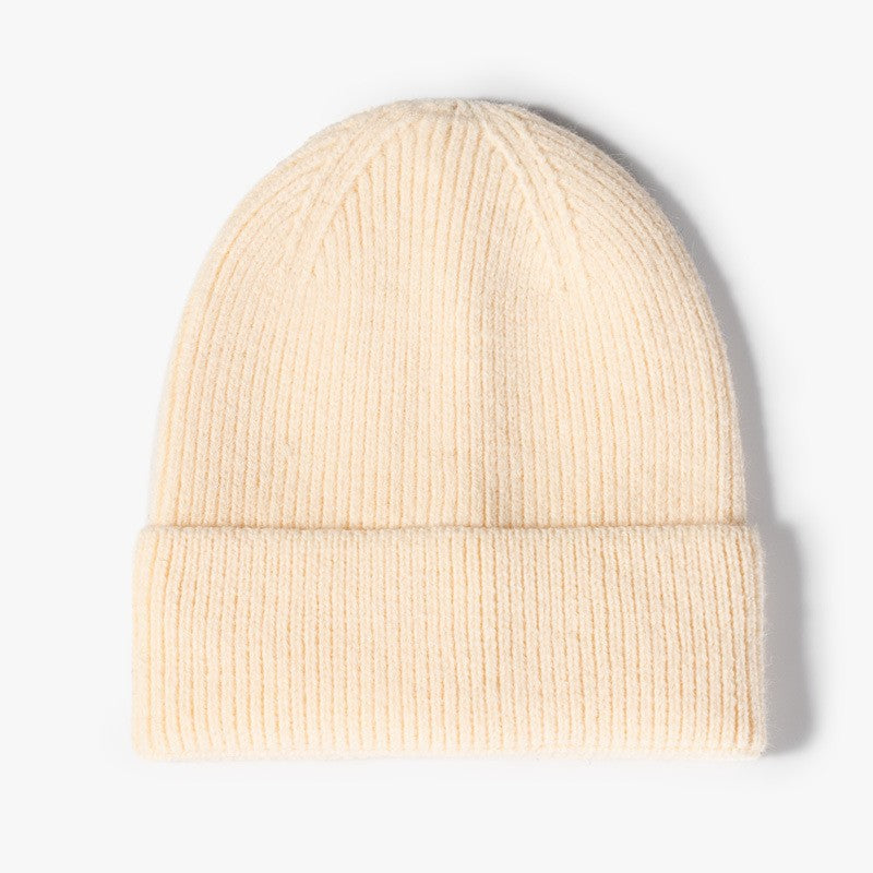 Men's Winter Wool Blend Knitted Beanie Thermal Warm Windproof Head Accessory