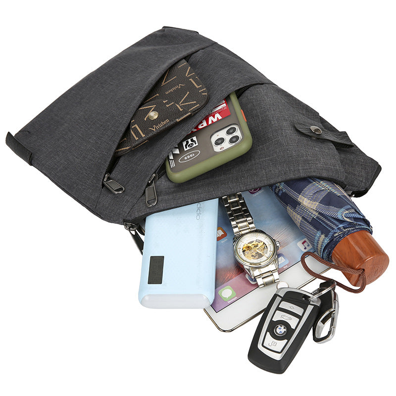Sports Waist Bag Lightweight Shoulder Chest Pack Anti-Theft Secure Travel Pouch