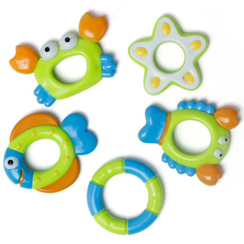Octopus Bathing Toy Baby Ring Toss Game Bath Time Fun Educational Toy Puzzle