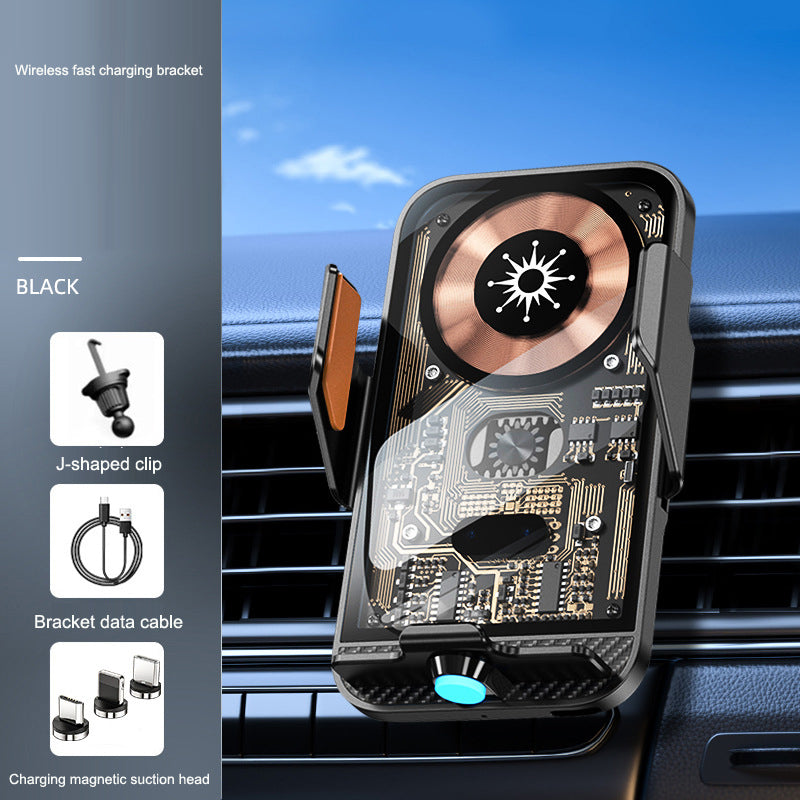 Wireless Car Charger C11 Infrared Induction Mount Smartphone Navigation Support