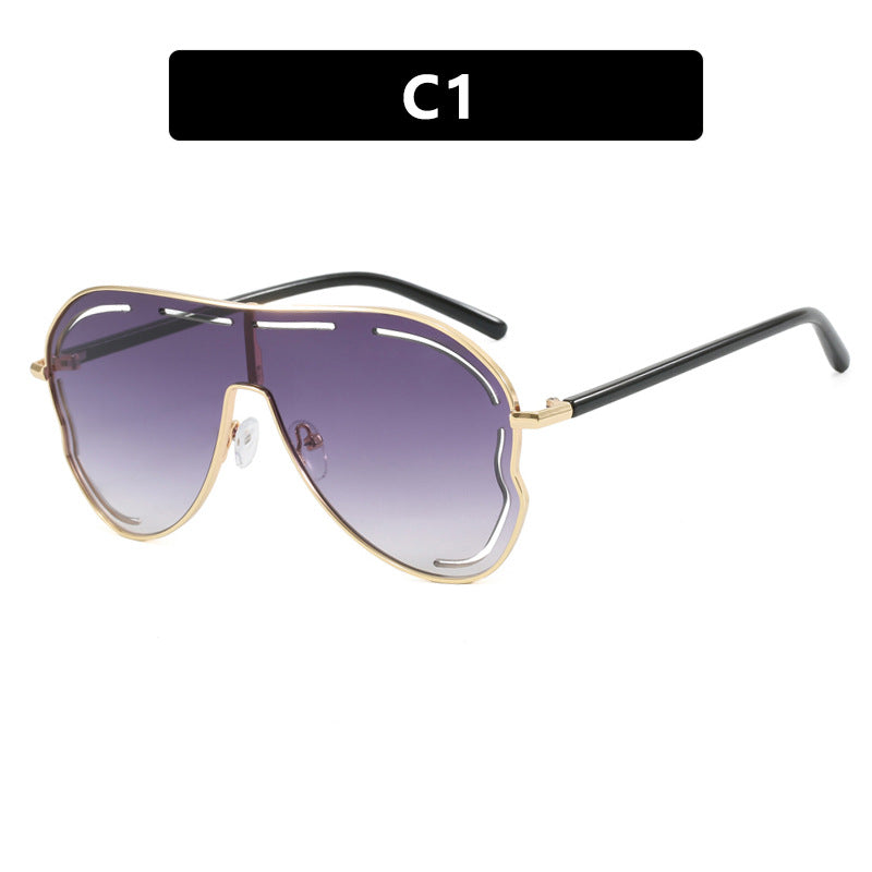 Large Frame Toad Mirror Sunglasses UV400 Protection Unisex Stylish Outdoor Wear