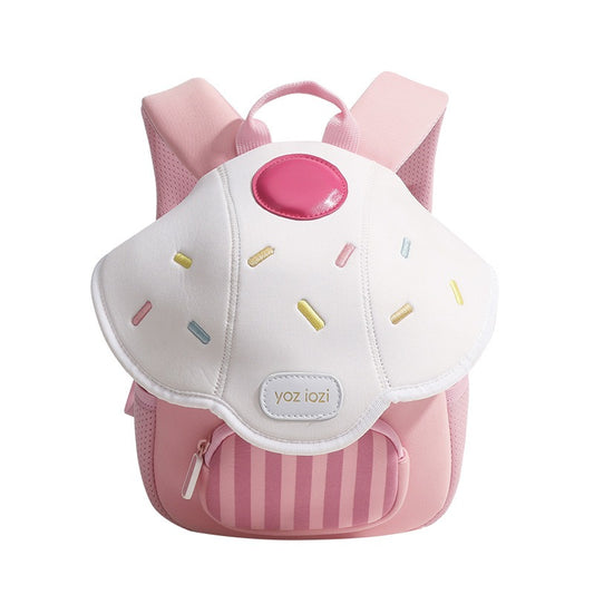 Children's Mini Mushroom Backpack Lightweight Durable School Bag Padded Straps