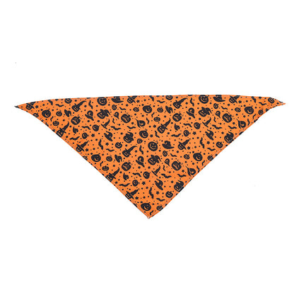 Adjustable Holiday Festive Pet Bandana Scarf Bib Seasonal Design for Dogs Cats
