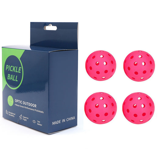 4 / 6 Pack USAPA Approved 74mm 40 Hole Outdoor Pickleball Balls for Hard Floor