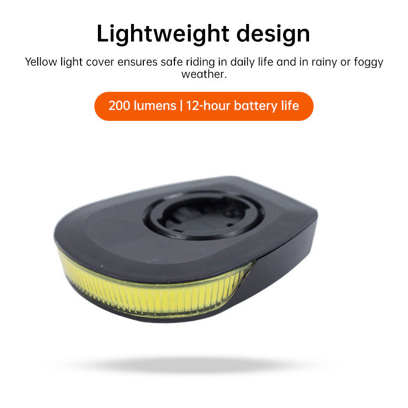 USB-C Rechargeable Bike Headlight 6 Modes IPX6 Waterproof LED Day Night Cycling