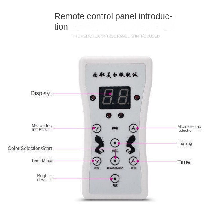 LED Photon Facial Mask Skin Rejuvenation Home Therapy Skincare Treatment Device