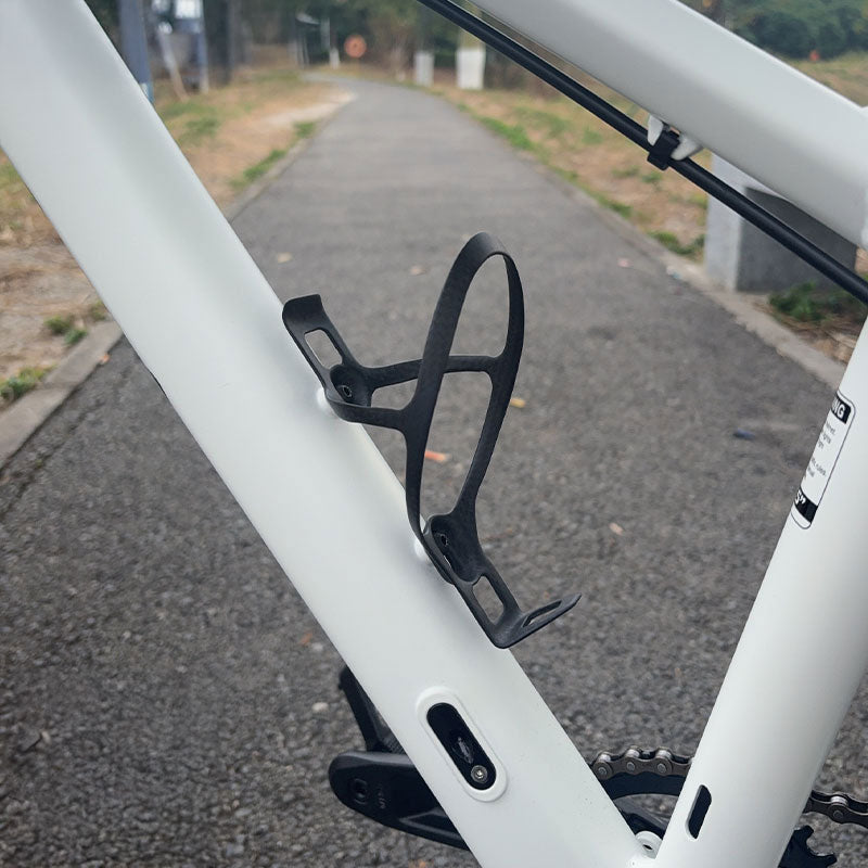 Lightweight 3K Carbon Fibre Bike Water Bottle Cage Ultralight 14g Secure Hold