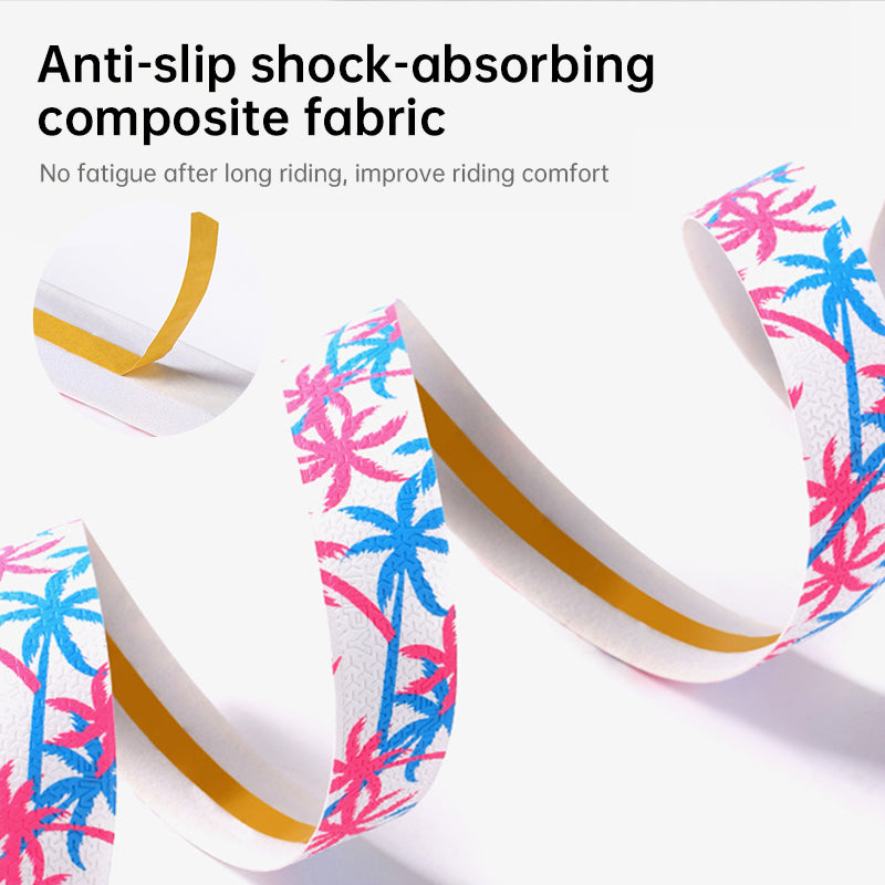 EVA PU Road Bike Handlebar Tape Anti-Slip Shock Absorbing Durable with End Plugs
