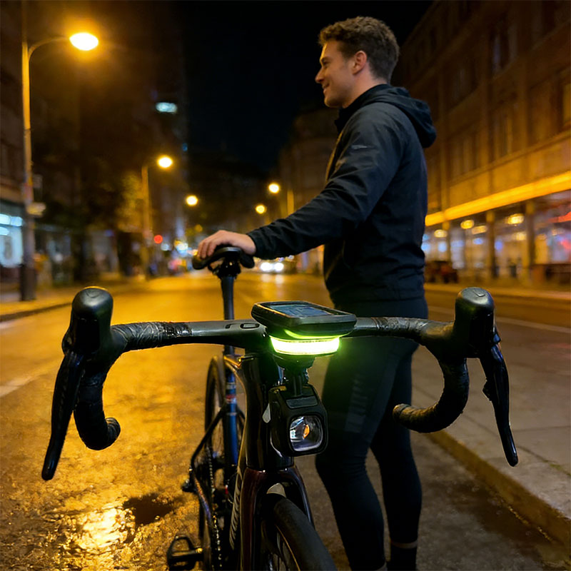 USB-C Rechargeable Bike Headlight 6 Modes IPX6 Waterproof LED Day Night Cycling