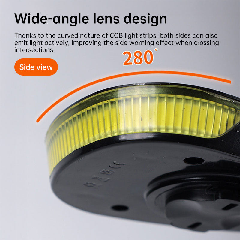 USB-C Rechargeable Bike Headlight 6 Modes IPX6 Waterproof LED Day Night Cycling