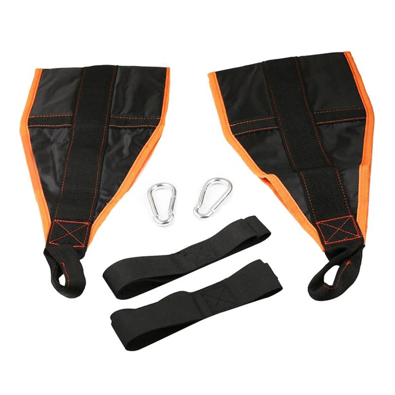 Abdominal Muscle Trainer Support Belts Dual Nylon Home Gym Exercise Accessories