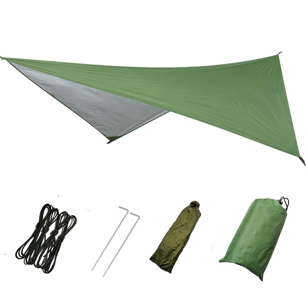 Waterproof Triangular Canopy Tent UV Protection Outdoor Beach Camping Shelter