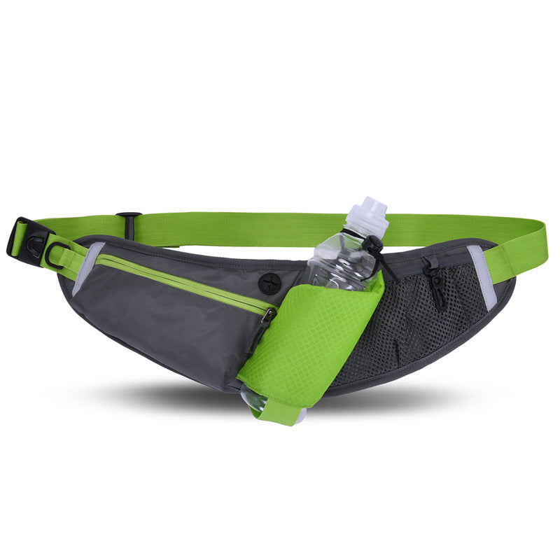 Adjustable Hydration Running Waist Pack Water Bottle Holder Storage Pockets Sport
