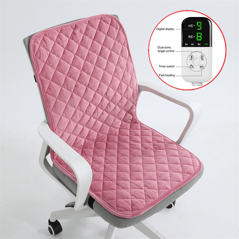 Heated Seat Cushion 220V Electric Pad Office Chair Heating Element Smart Timer