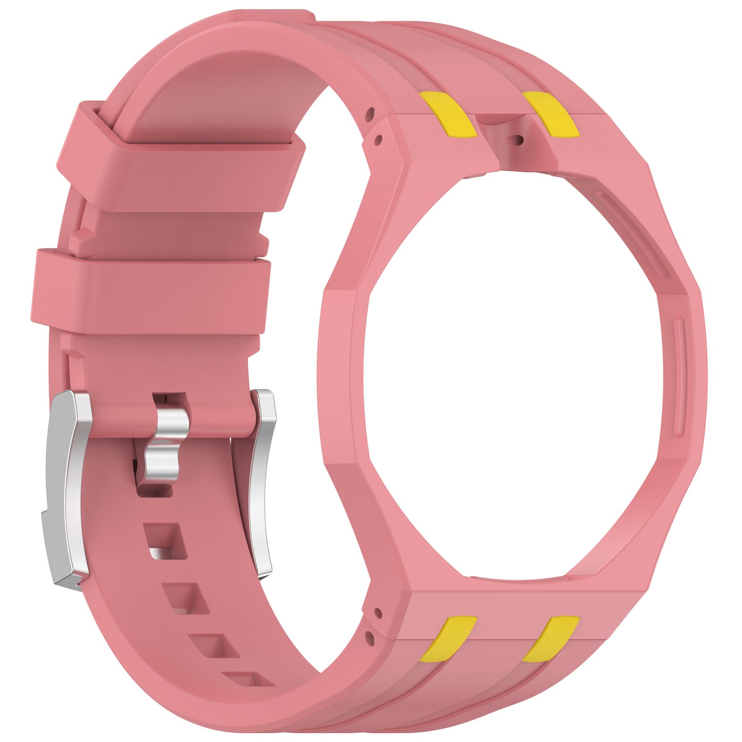 Fits AP X Swatch Royal Pop 20mm Silicone Strap Pin Buckle Octagonal Multi Holes