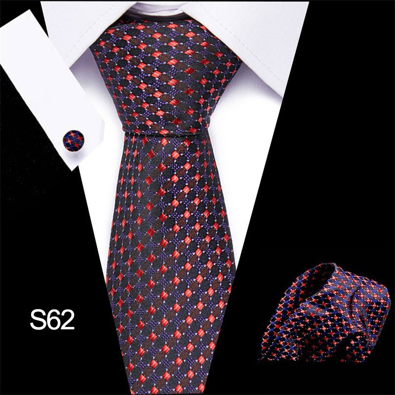 Men's 3pc Tie Set Suit Accessory 53 Options Elegant Designs Smart Business