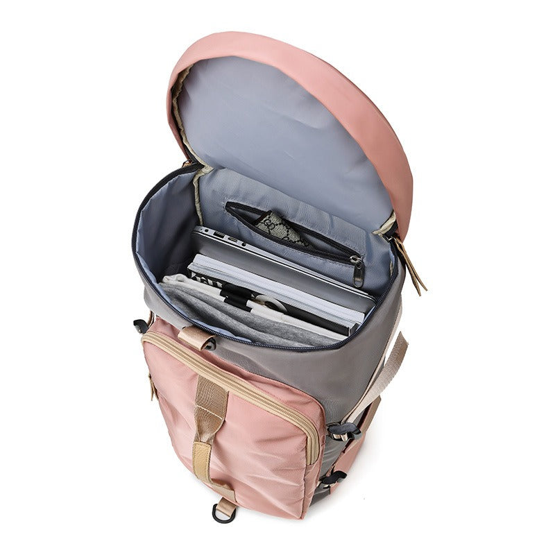 Women's Gym Bag & Travel Backpack - Multi-Function Sports & Fitness Bag