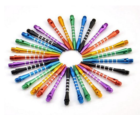 Aluminium Dart Shafts 53mm Medium Precision Engineered Durable Set 24 Pieces