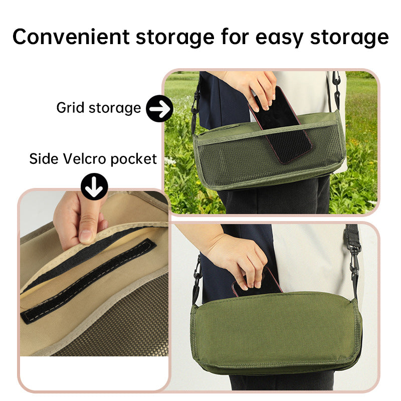 Portable Folding Stool Lightweight Carbon Steel Outdoor Indoor Seating Compact