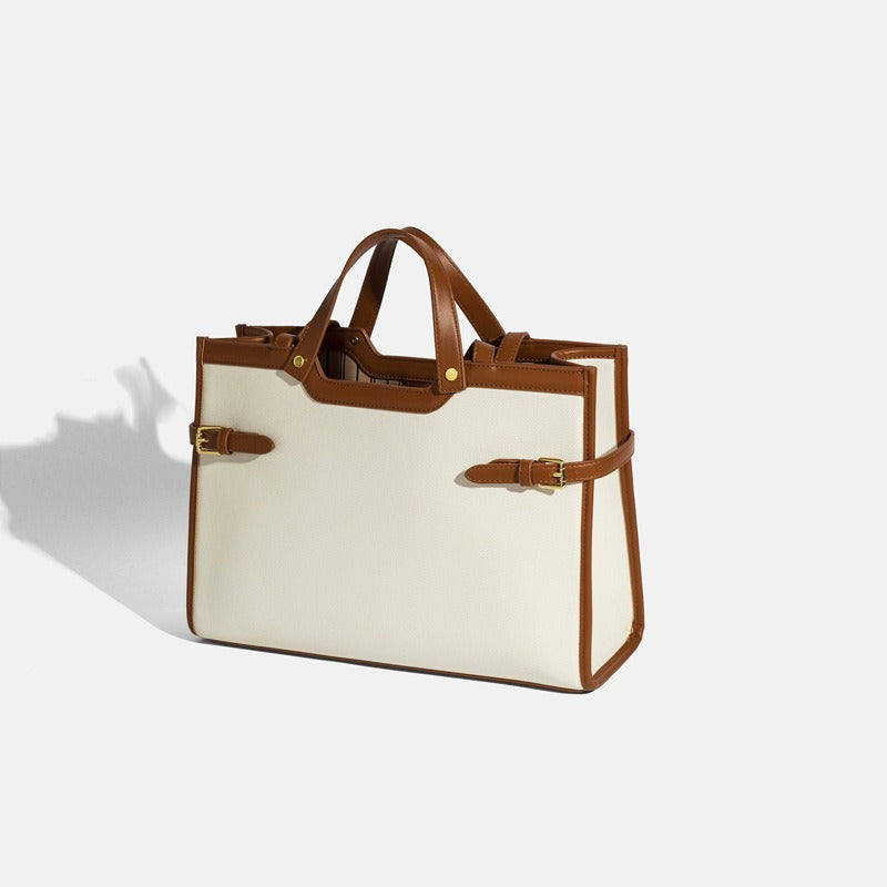 Canvas Tote Bag Commuter Handbag Single Shoulder Bag Large Capacity