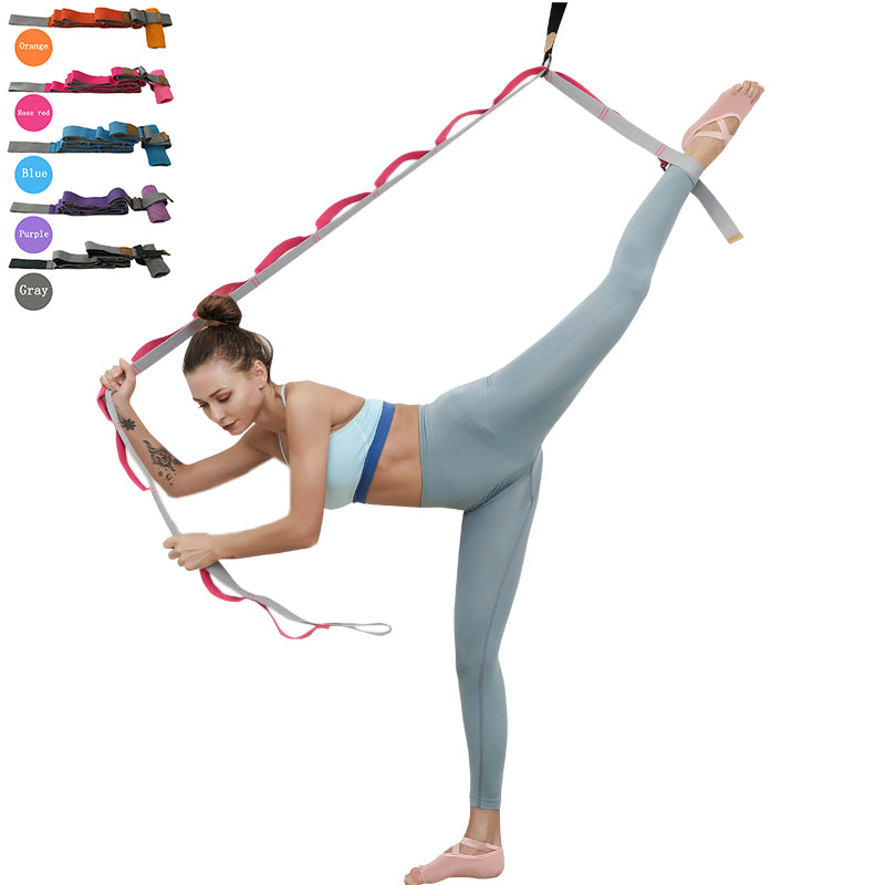 Yoga Stretch Belt Leg Stretcher Strap Ballet Dance Gymnastics Fitness Training
