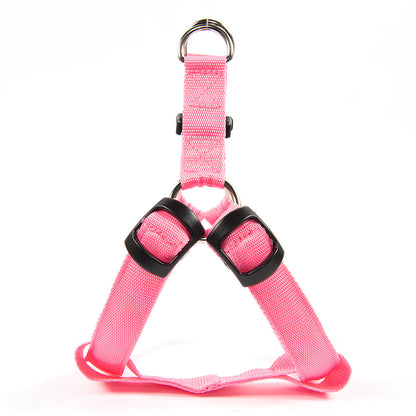 LED Dog Harness Safety Nylon Strap Adjustable Flashing Light Pet Harness XS-XL