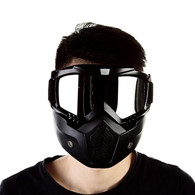 Men Ski Snowboard UV Defence Goggles Anti Fog Enhanced Vision Motorcycle Glasses