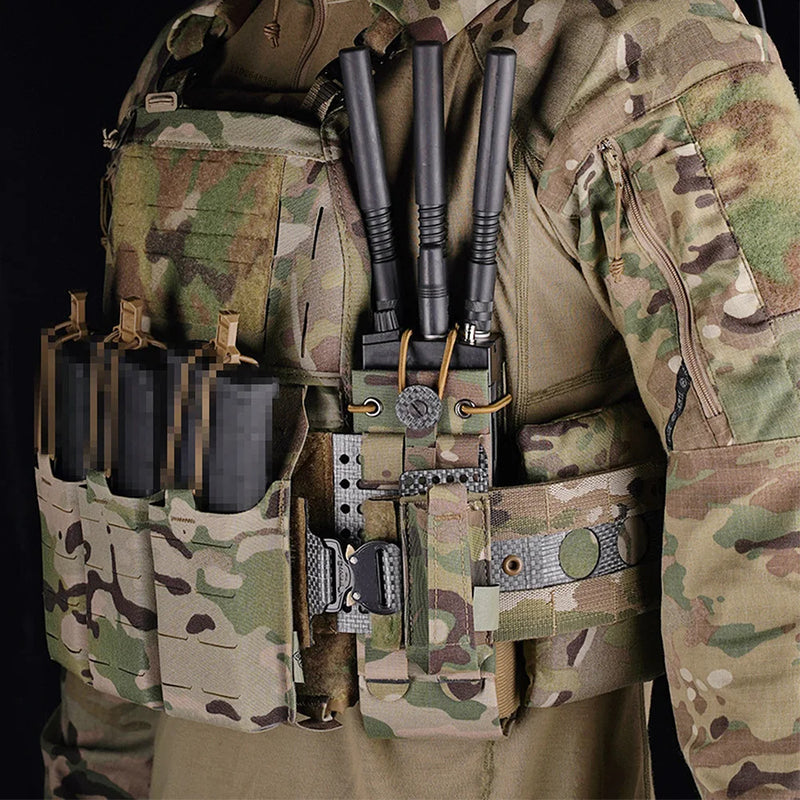 Tactical Radio Pouch MPU5 PRC163 152 148 Secure Storage Holder Carry Pack Case