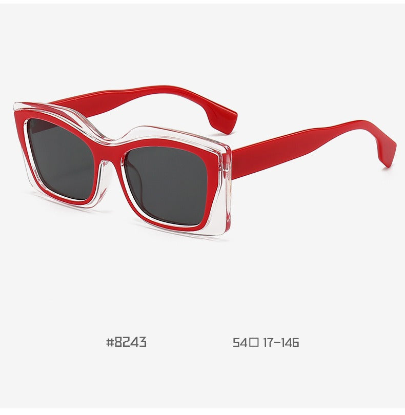 Stylish Full Frame Women's Sunglasses UV400 Protection Outdoor Eyewear Fashion